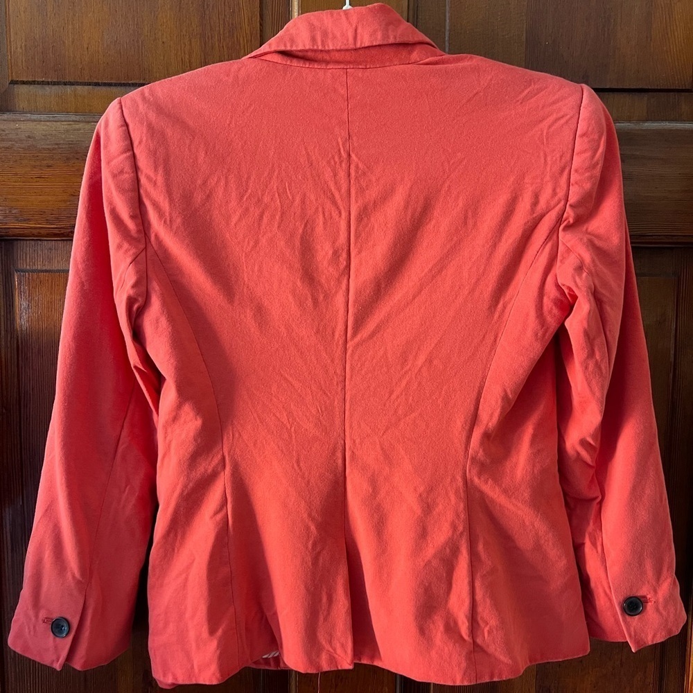 Vintage OBR Coral Red Blazer Size XS – Single-Button Jacket, Business Casual - Picture 7 of 8